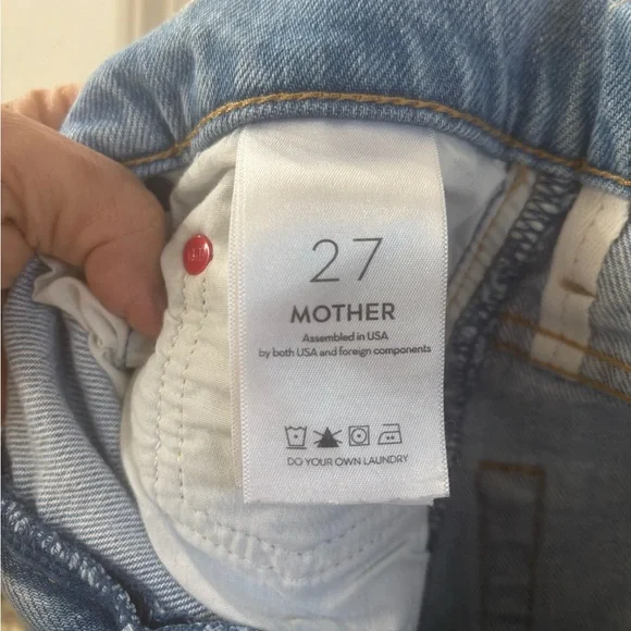 MOTHER Snacks Funnel High Waist Wide Leg jeans - Picture 12 of 14